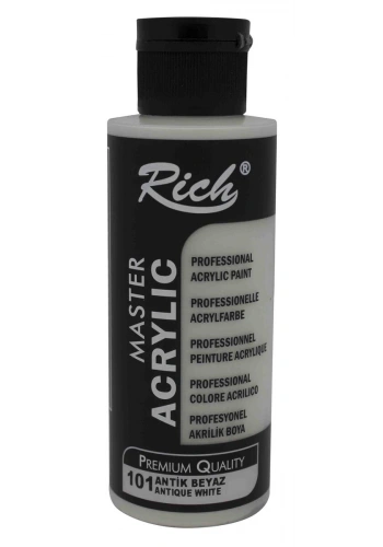 Rich Master Akrilik Boya 120 cc. 101 Antik Beyaz