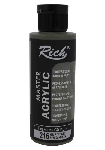 Rich Master Akrilik Boya 120 cc. 216 Küf Yeşili