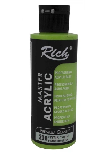 Rich Master Akrilik Boya 120 cc. 200 Fıstık Yeşili