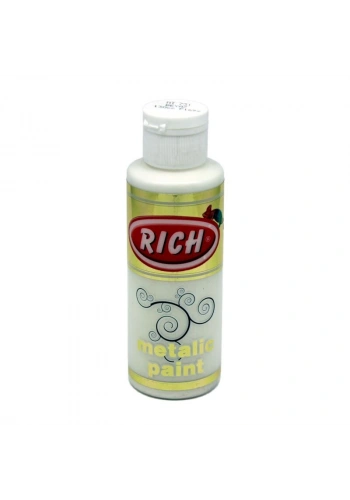 Rich Metalik Akrilik Boya 120 cc. 731 BEYAZ