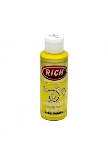 Rich Metalik Akrilik Boya 120 cc. 742 SARI