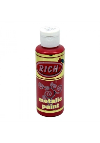 Rich Metalik Akrilik Boya 120 cc. 746 KIRMIZI