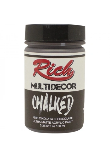Rich Multi Decor Chalked Akrilik Boya 100 cc. 4588 ÇİKOLATA