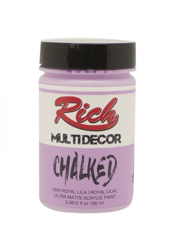 Rich Multi Decor Chalked Akrilik Boya 100 cc. 4540 ROYAL LİLA