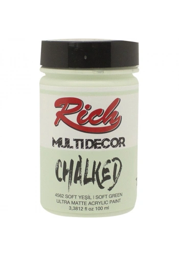 Rich Multi Decor Chalked Akrilik Boya 100 cc. 4562 SOFT YEŞİL