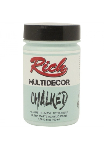 Rich Multi Decor Chalked Akrilik Boya 100 cc. 4546 RETRO MAVİ