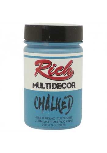 Rich Multi Decor Chalked Akrilik Boya 100 cc. 4558 TURKUAZ
