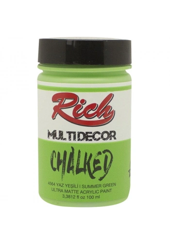 Rich Multi Decor Chalked Akrilik Boya 100 cc. 4564 YAZYEŞİLİ
