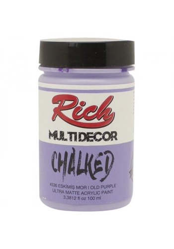 Rich Multi Decor Chalked Akrilik Boya 100 cc. 4536 ESKİMİŞ MOR