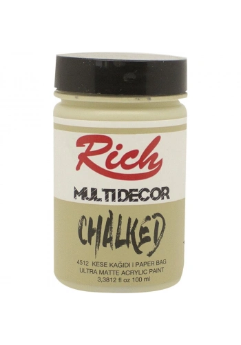 Rich Multi Decor Chalked Akrilik Boya 100 cc. 4512 KESEKAĞIDI