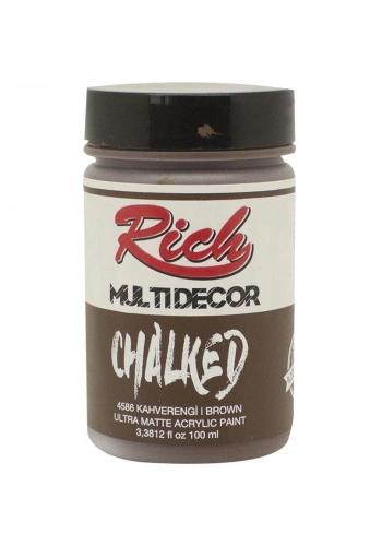 Rich Multi Decor Chalked Akrilik Boya 100 cc. 4586 KAHVERENGİ
