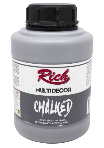 Rich Multi Decor Chalked Akrilik Boya 1750 gr. 4576 İS SİYAHI