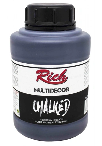 Rich Multi Decor Chalked Akrilik Boya 1750 gr. 4580 SİYAH