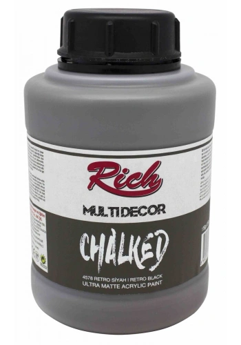 Rich Multi Decor Chalked Akrilik Boya 1750 gr. 4578 RETRO SİYAH
