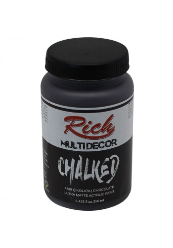 Rich Multi Decor Chalked Akrilik Boya 250 cc. 4588 ÇİKOLATA