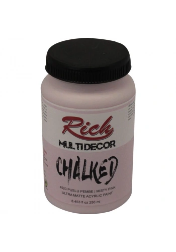 Rich Multi Decor Chalked Akrilik Boya 250 cc. 4520 PUSLU PEMBE