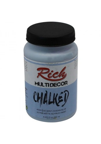 Rich Multi Decor Chalked Akrilik Boya 250 cc. 4548 EGE MAVİ