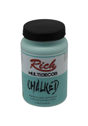 Rich Multi Decor Chalked Akrilik Boya 250 cc. 4546 RETRO MAVİ