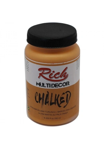 Rich Multi Decor Chalked Akrilik Boya 250 cc. 4518 BARCELONA TURUNCU