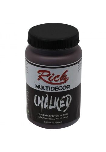 Rich Multi Decor Chalked Akrilik Boya 250 cc. 4586 KAHVERENGİ