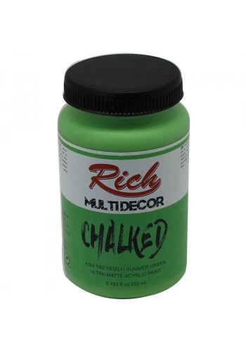 Rich Multi Decor Chalked Akrilik Boya 250 cc. 4564 YAZYEŞİLİ