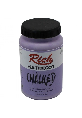 Rich Multi Decor Chalked Akrilik Boya 250 cc. 4538 LAVANTA