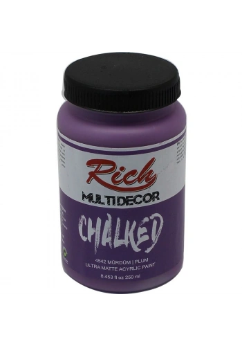 Rich Multi Decor Chalked Akrilik Boya 250 cc. 4542 MÜRDÜM