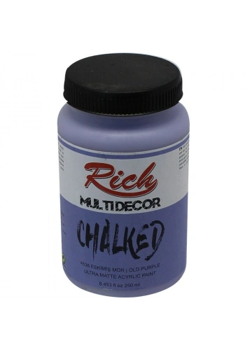 Rich Multi Decor Chalked Akrilik Boya 250 cc. 4536 ESKİMİŞ MOR