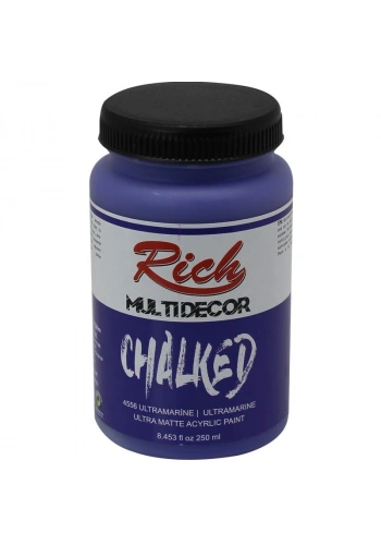 Rich Multi Decor Chalked Akrilik Boya 250 cc. 4556 ULTRAMARINE