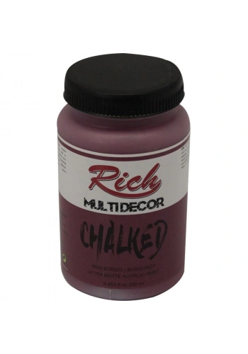Rich Multi Decor Chalked Akrilik Boya 250 cc. 4532 BORDO