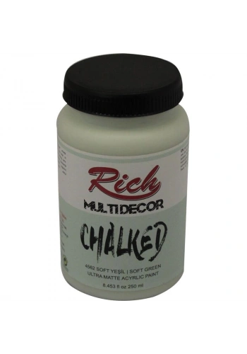 Rich Multi Decor Chalked Akrilik Boya 250 cc. 4562 SOFT YEŞİL