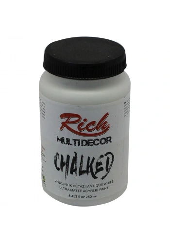 Rich Multi Decor Chalked Akrilik Boya 250 cc. 4502 ANTİK BEYAZ
