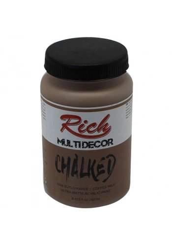 Rich Multi Decor Chalked Akrilik Boya 250 cc. 4584 SÜTLÜ KAHVE