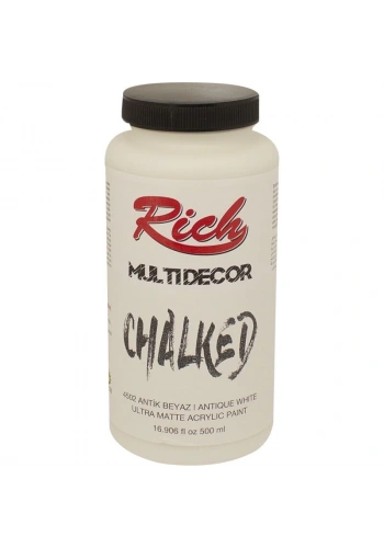 Rich Multi Decor Chalked Akrilik Boya 500 cc. 4502 ANTİK BEYAZ