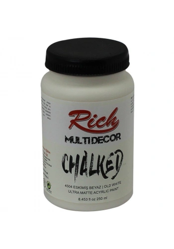 Rich Multi Decor Chalked Boya 250gr 4504 Eskimiş Beyaz