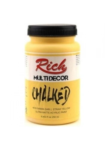Rich Multi Decor Chalked Boya 250gr 4516 Saman Sarı