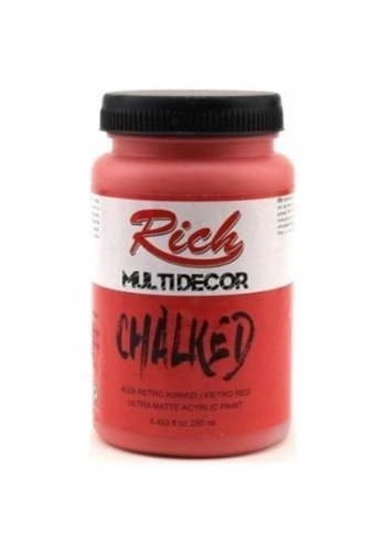 Rich Multi Decor Chalked Boya 250gr 4528 Retro Kırmızı