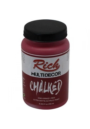 Rich Multi Decor Chalked Boya 250gr 4590 Kırmızı