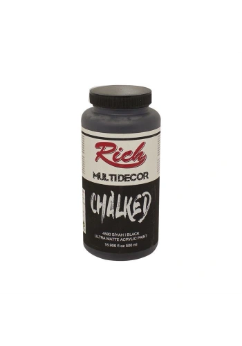 Rich Multi Decor Chalked Boya 500gr 4580 Siyah