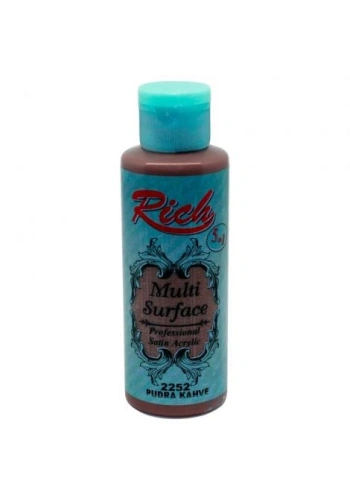 Rich Multi Surface Akrilik Boya 120ml 2252 Pudra Kahve