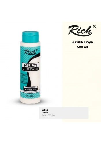 Rich Multi Surface Akrilik Boya 500ml 2105 Kemik