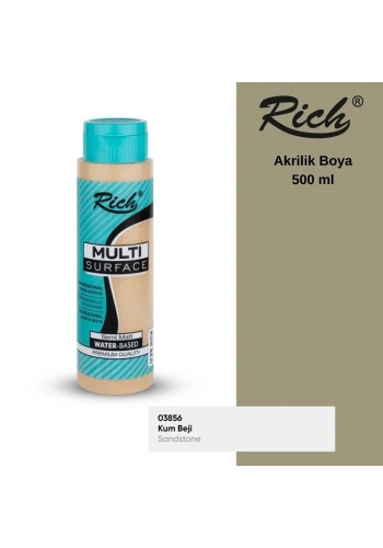 Rich Multi Surface Akrilik Boya 500ml 2114 Kum Beji