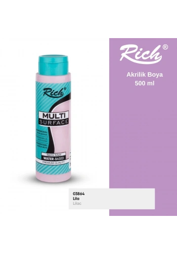 Rich Multi Surface Akrilik Boya 500ml 2168 Lila