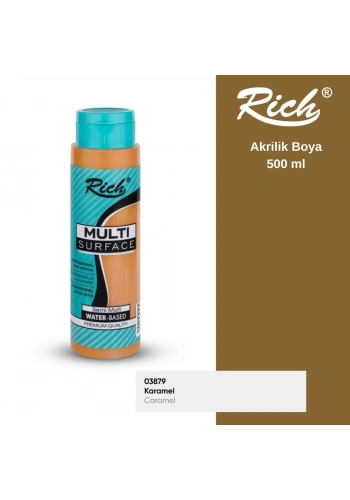 Rich Multi Surface Akrilik Boya 500ml 2228 Karamel