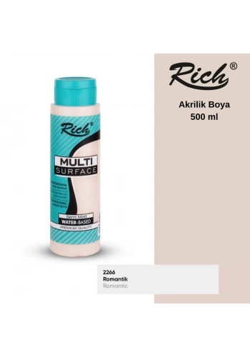 Rich Multi Surface Akrilik Boya 500ml 2266 Romantik