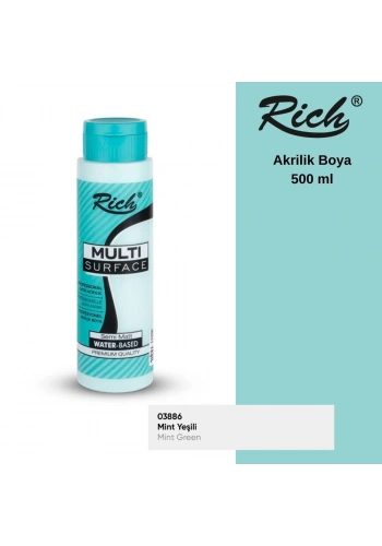 Rich Multi Surface Akrilik Boya 500ml 2278 Mint Yeşili
