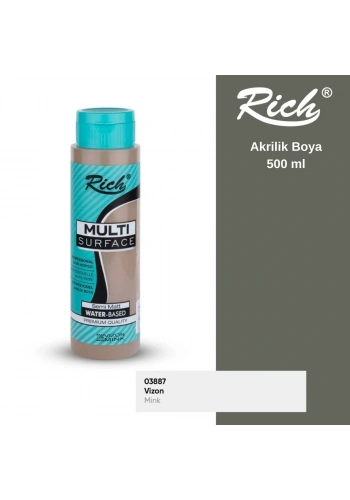 Rich Multi Surface Akrilik Boya 500ml 2286 Vizon