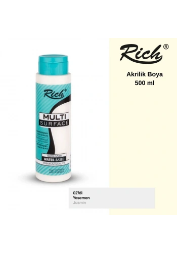 Rich Multi Surface Akrilik Boya 500ml 2300 Yasemen