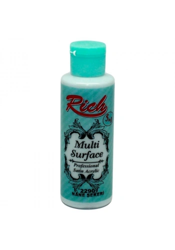 Rich Multi Surface Her Yüzey İçin Akrilik Boya 120 cc. 2290 NANE ŞEKERİ