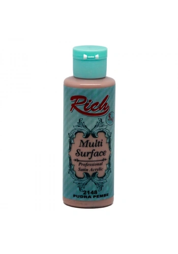 Rich Multi Surface Her Yüzey İçin Akrilik Boya 120 cc. 2148 PUDRA PEMBE